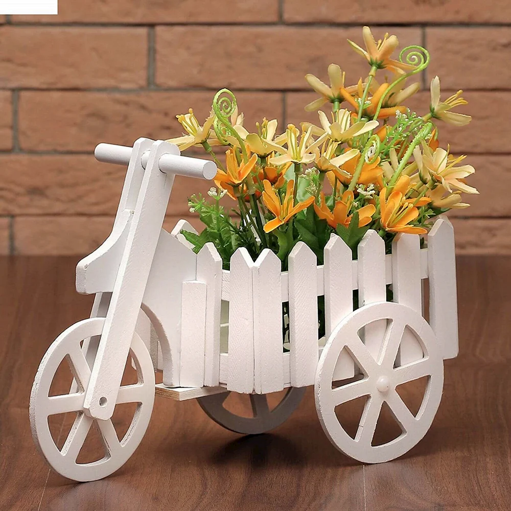 Декоративный велосипед для сада
