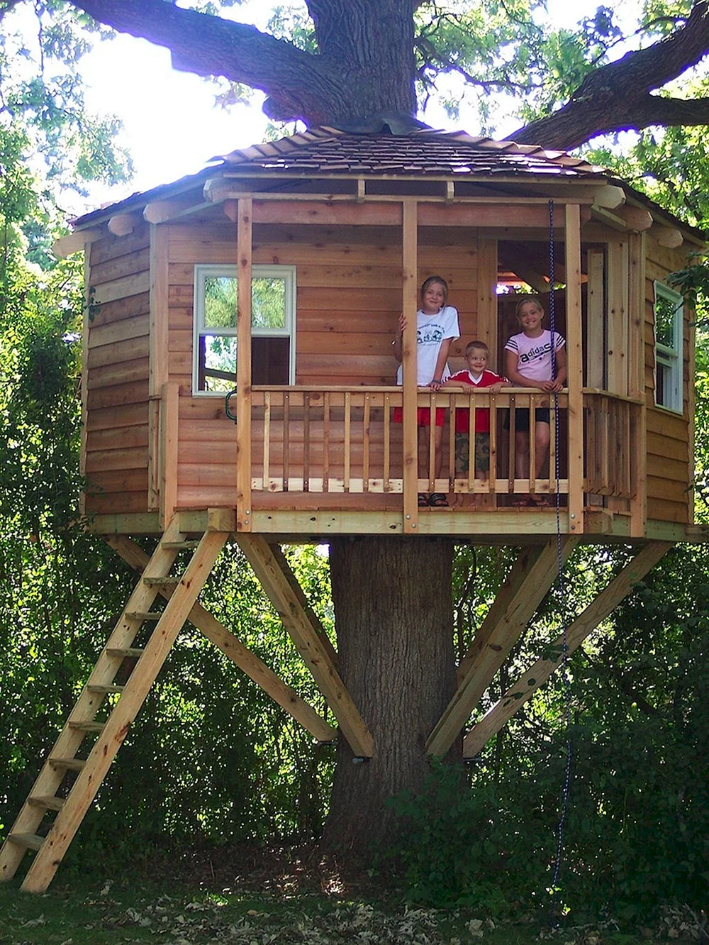 Дом на дереве для детей