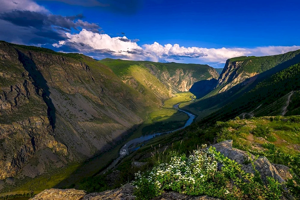 Перевал Кату-Ярык горный Алтай