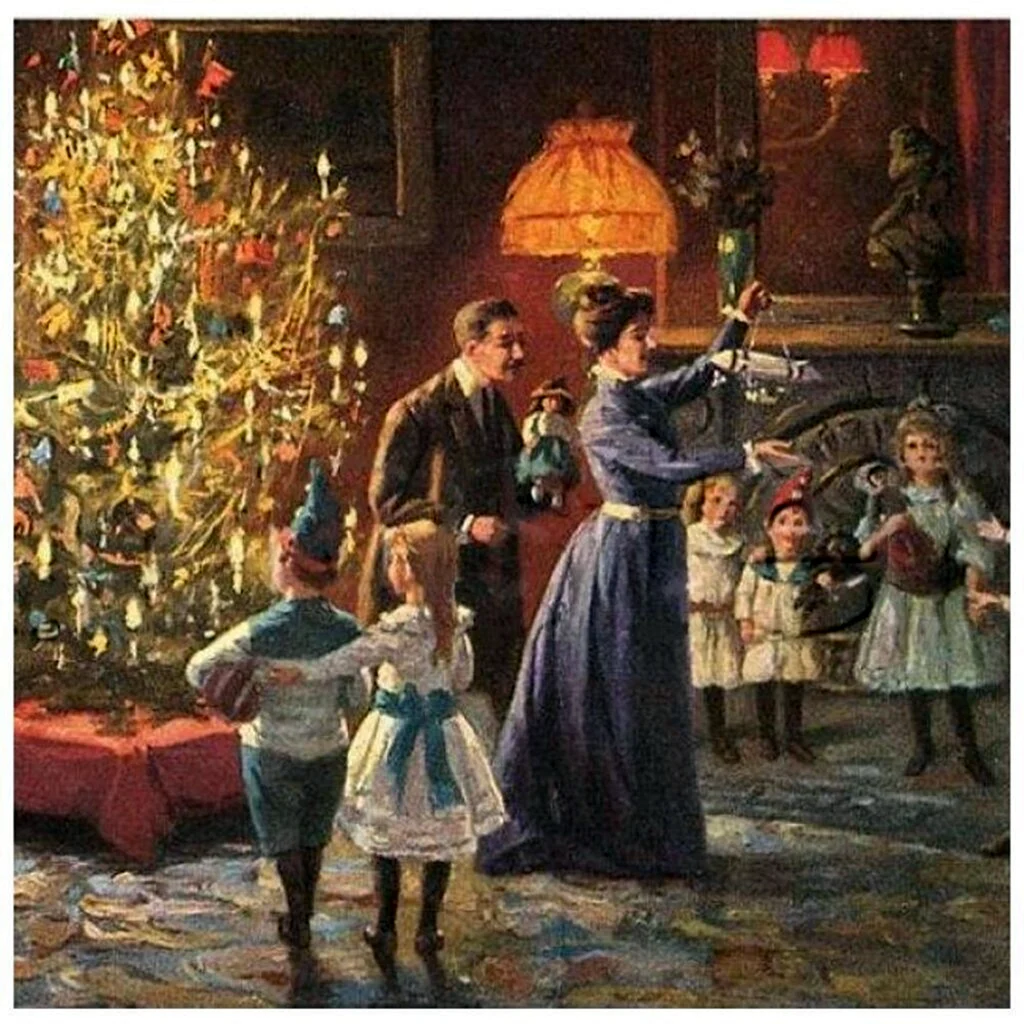 А.Ф. Чернышев «Рождественская ёлка в Аничковом Дворце» 1848