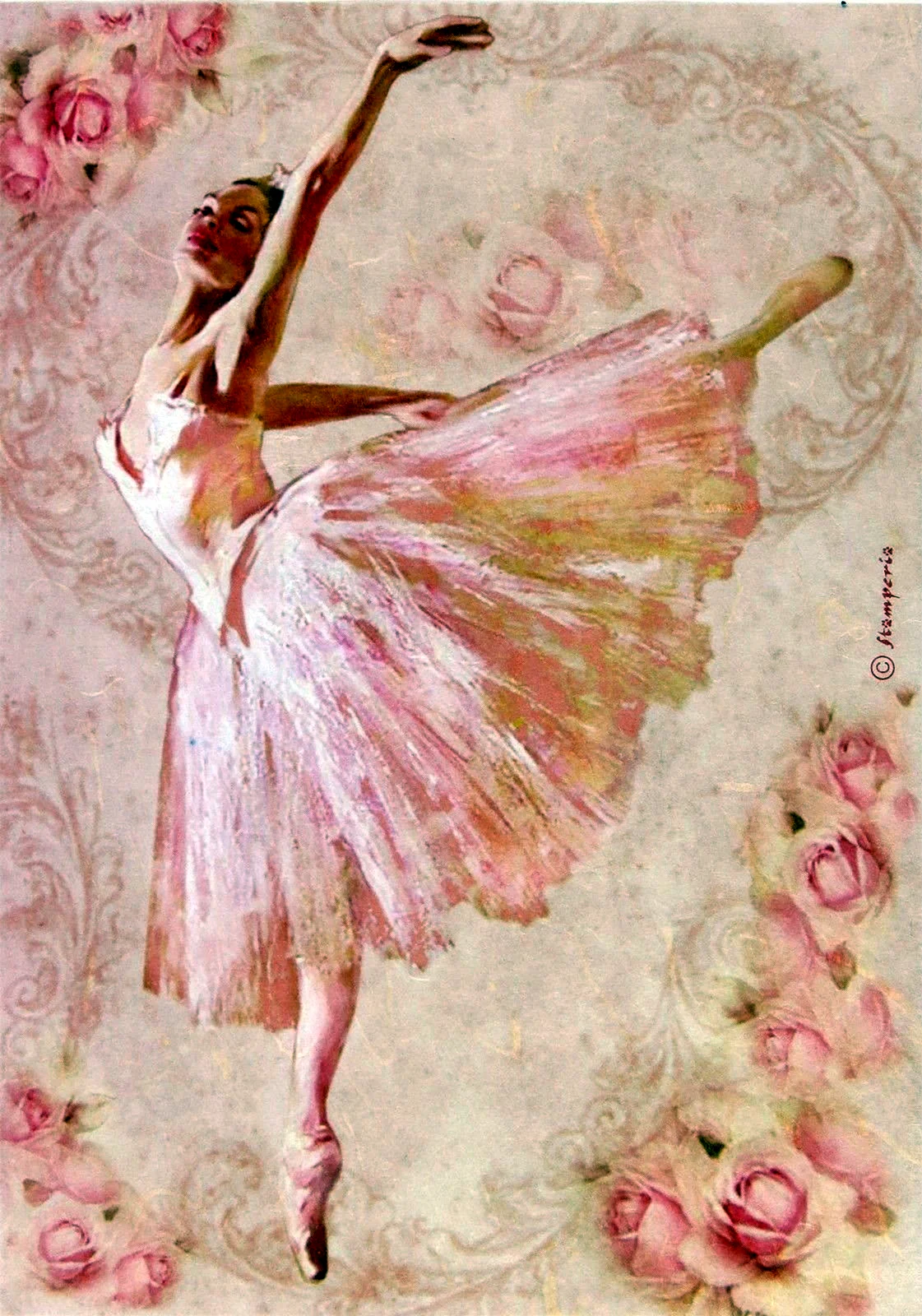 Балерина живопись