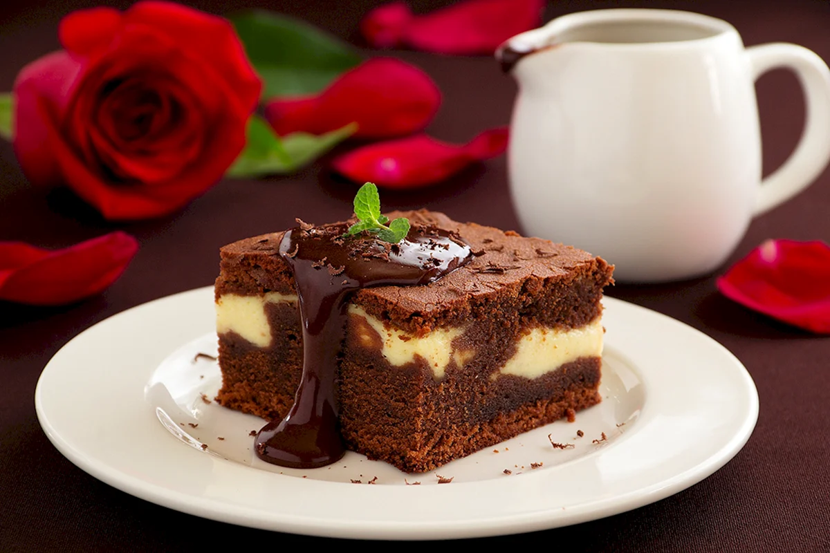 Десерт Брауни шоколадный