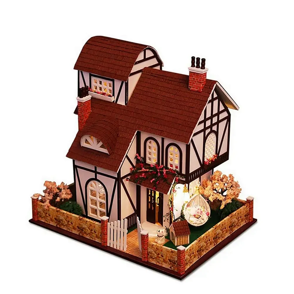 Дом Wooden Dollhouse