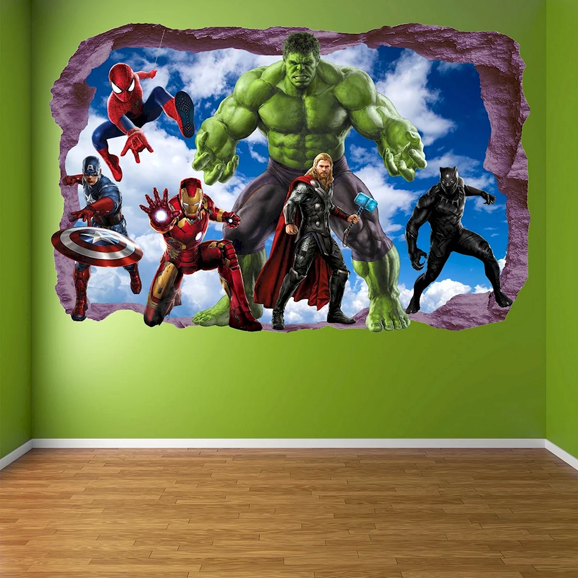 Фотообои с супергероями на стену