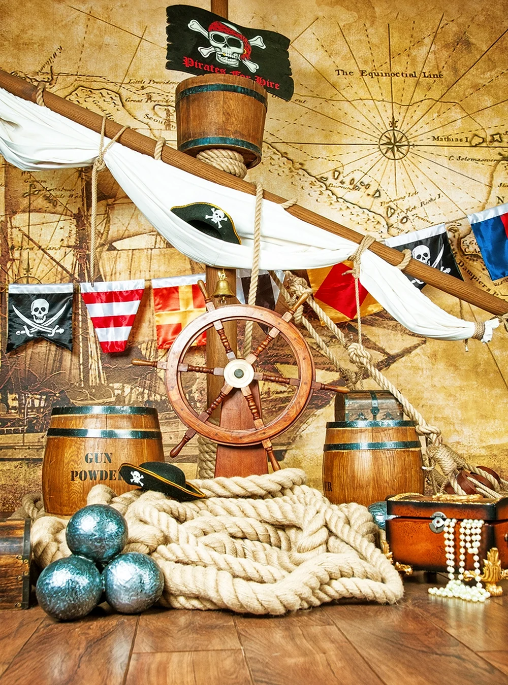 Фотозона пиратский корабль