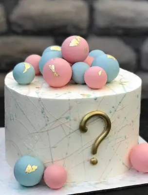 Gender Reveal Party торт