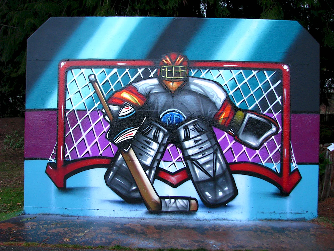 Граффити хоккей