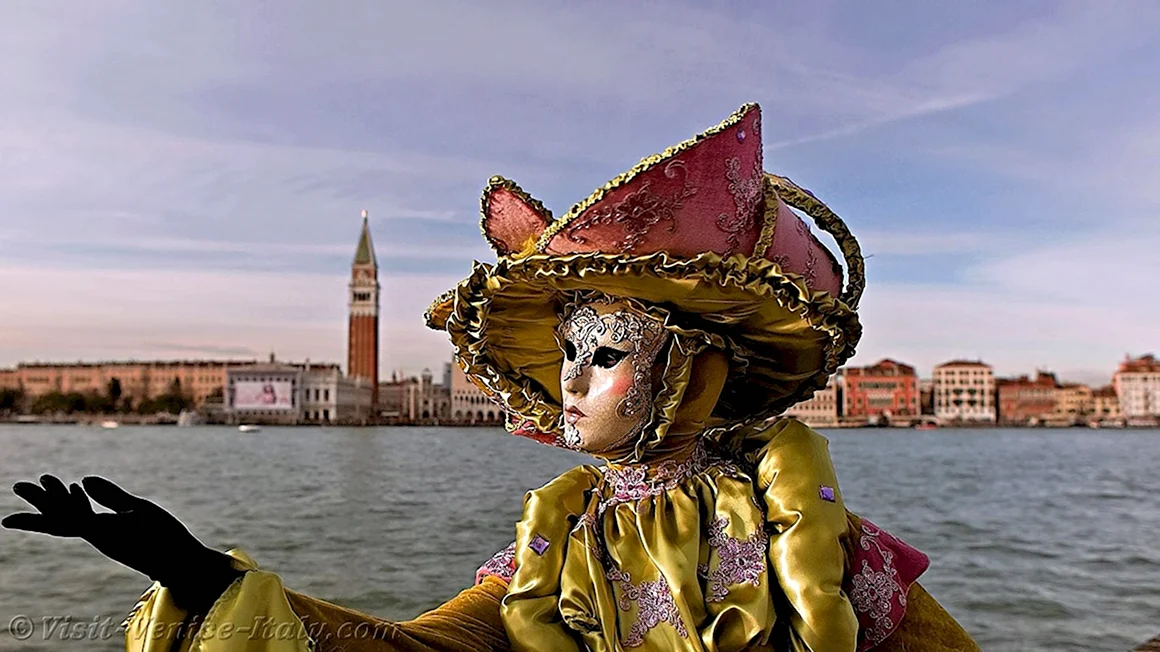 Италия карнавал в Венеции 1990