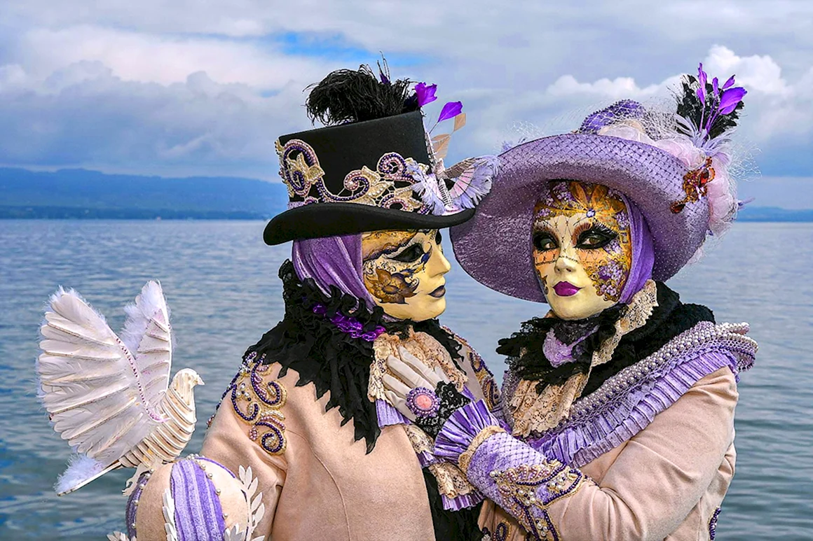 Италия Венецианский карнавал Марионетки