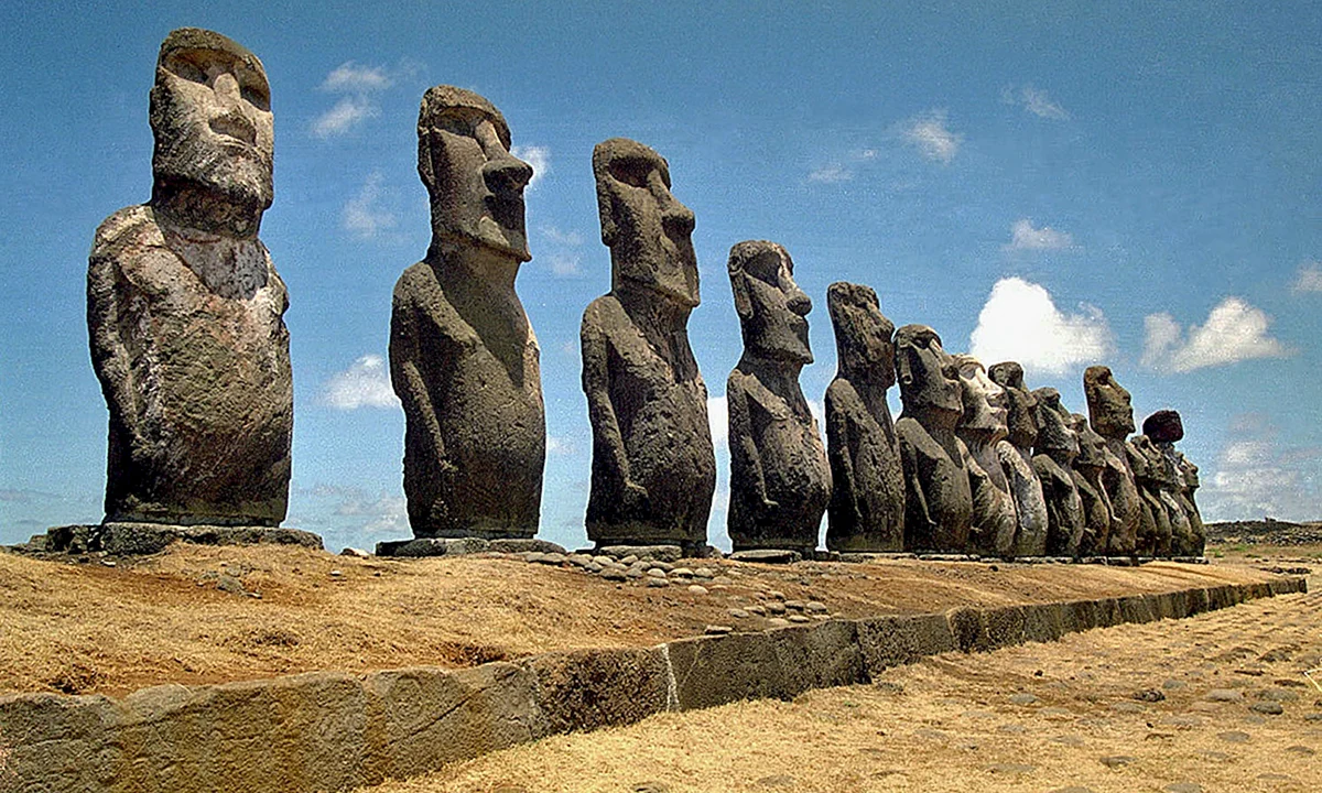 Каменные идолы острова Пасхи