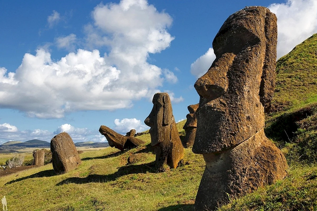 Каменные истуканы острова Пасхи