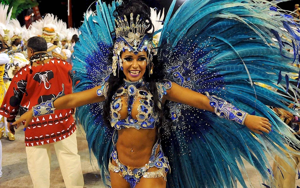 Карнавал Рио бразильянки
