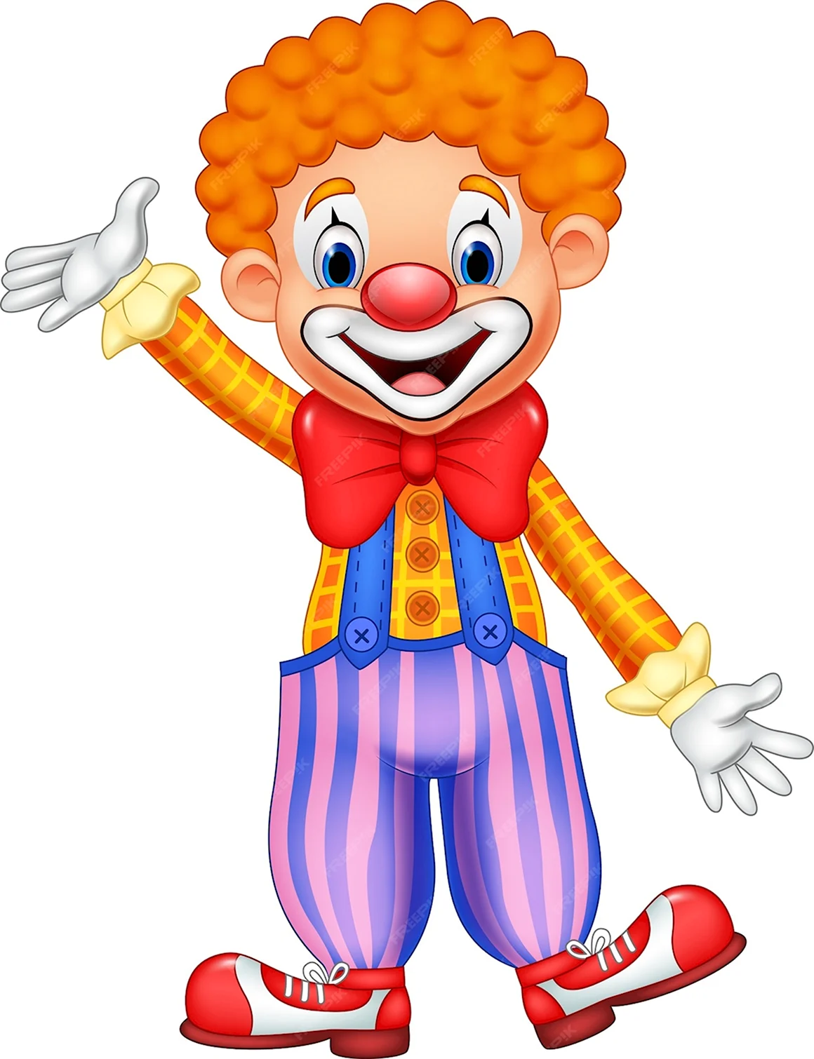 Клоун на прозрачном фоне для детей