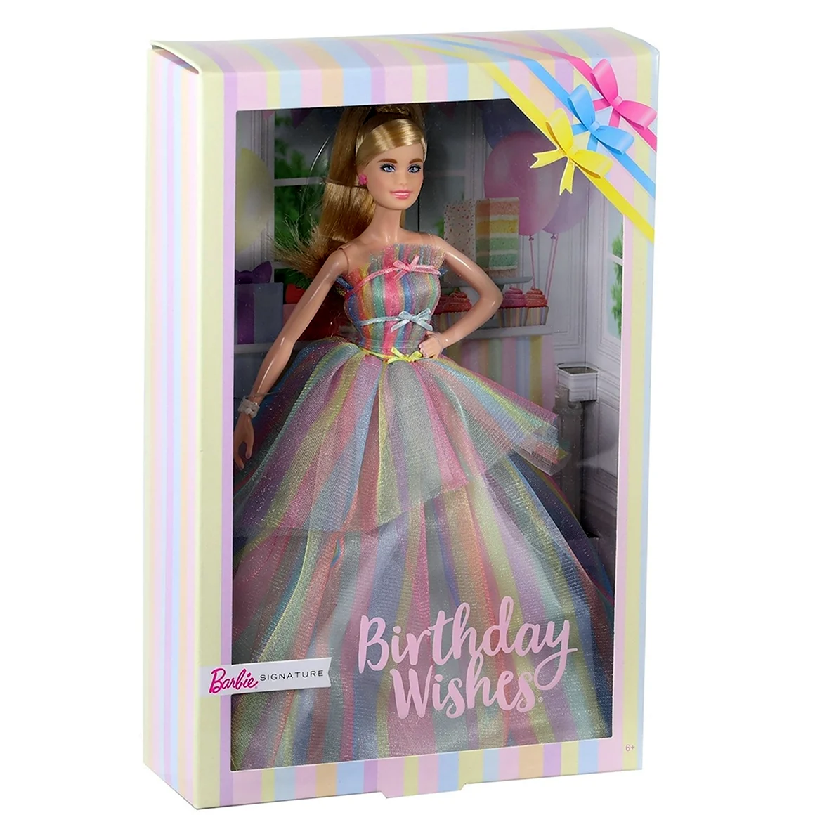 Кукла Barbie пожелания ко Дню рождения коллекционная ght42