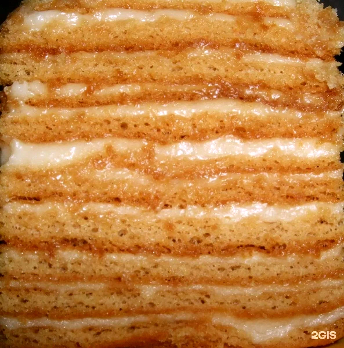 Медовый торт с заварным кремом