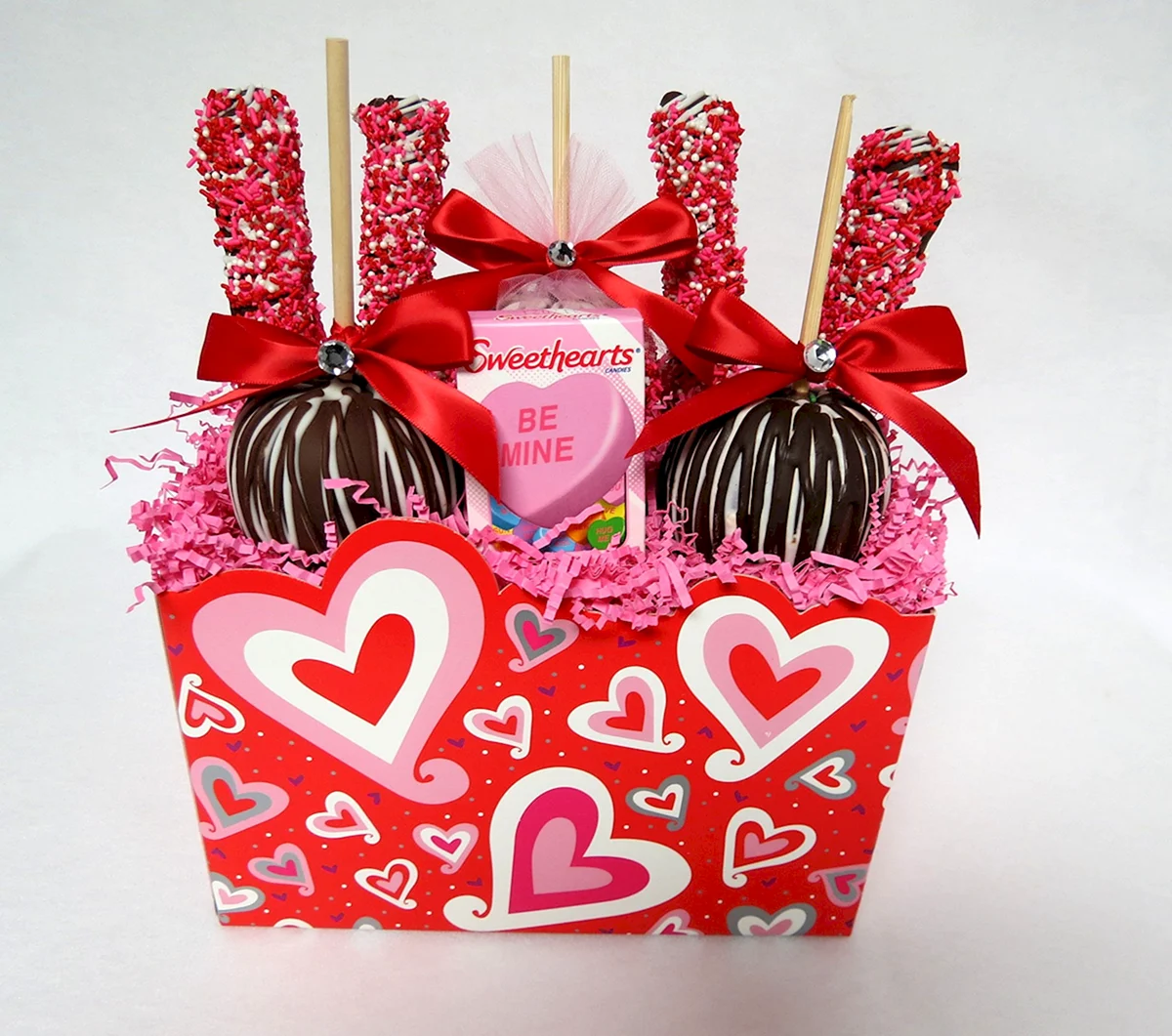 Мини подарок на день Святого Валентина своими руками из конфет