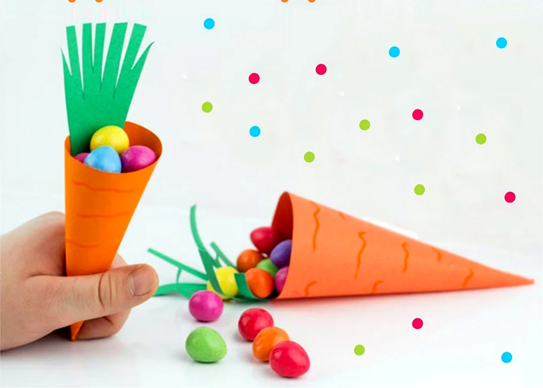 Морковка поделка для детей