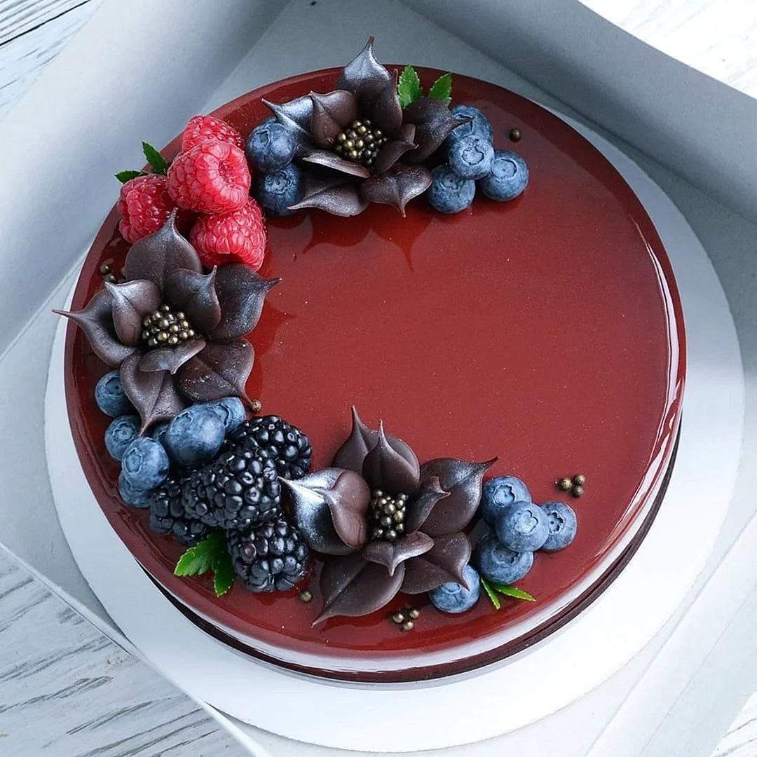 Муссовый торт ягодный