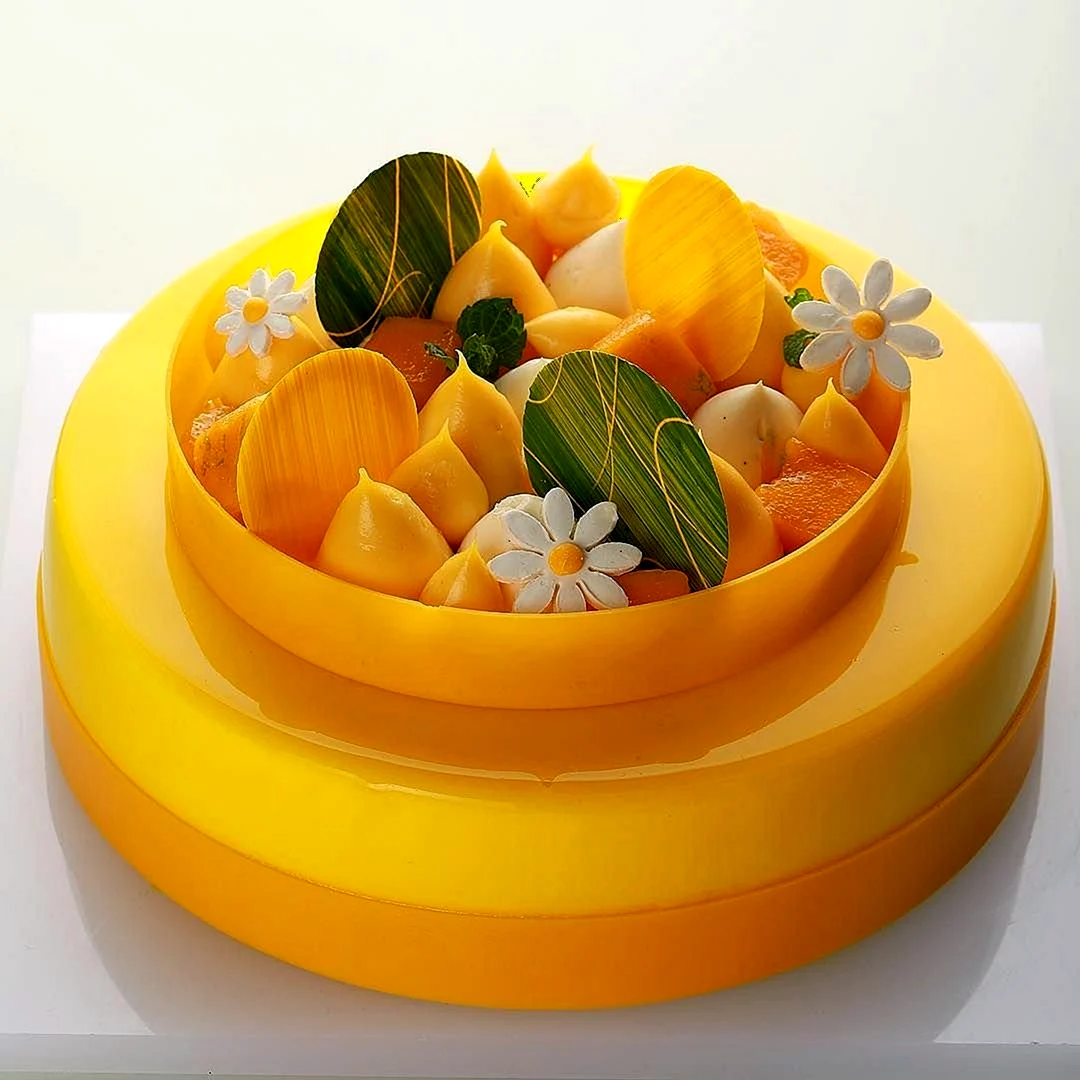 Муссовый торт манго-маракуйя