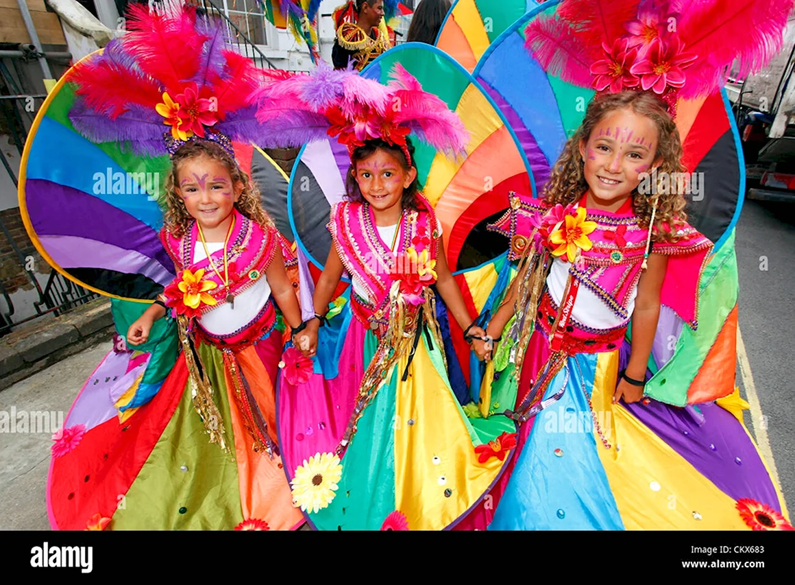 Ноттинг-Хиллский карнавал дети