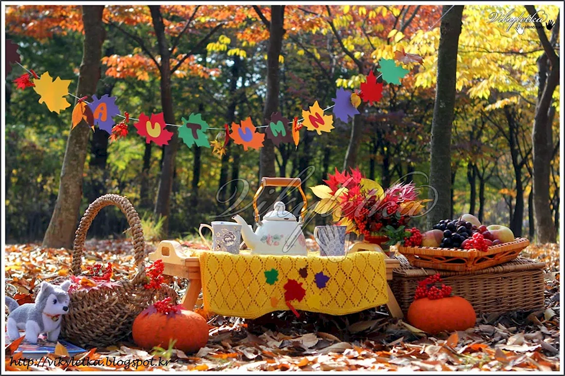 Осенние декорации для детского сада