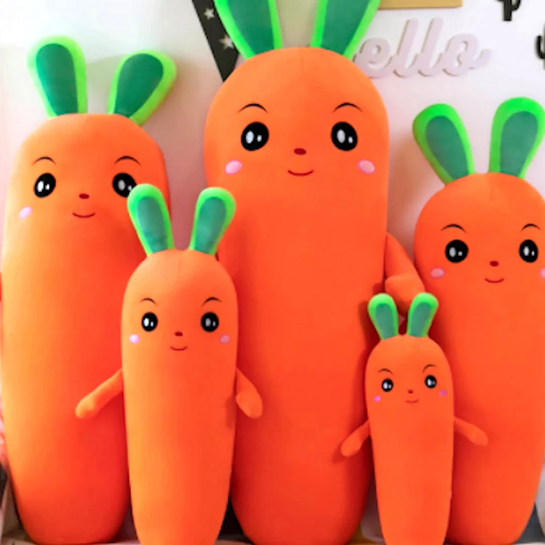 Плюшевая игрушка морковка
