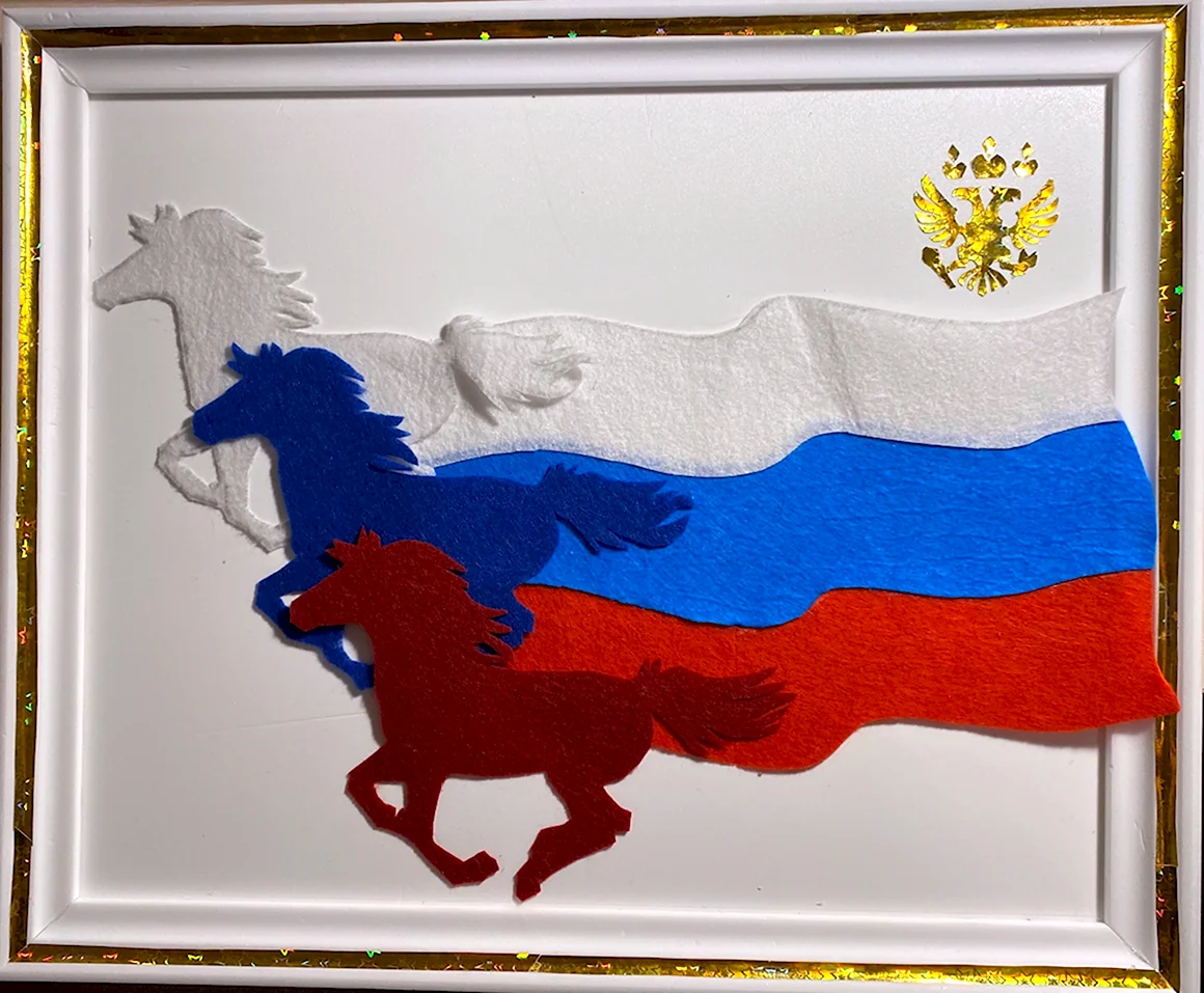 Поделки с государственной символикой России
