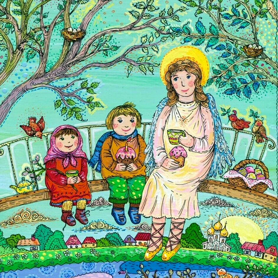 Православные детские иллюстрации