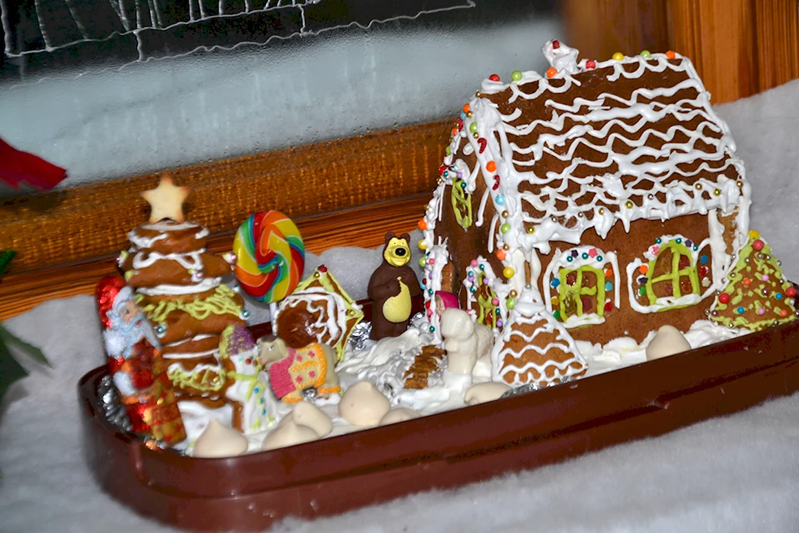 Пряничный домик Cake House зимняя сказка 800 г