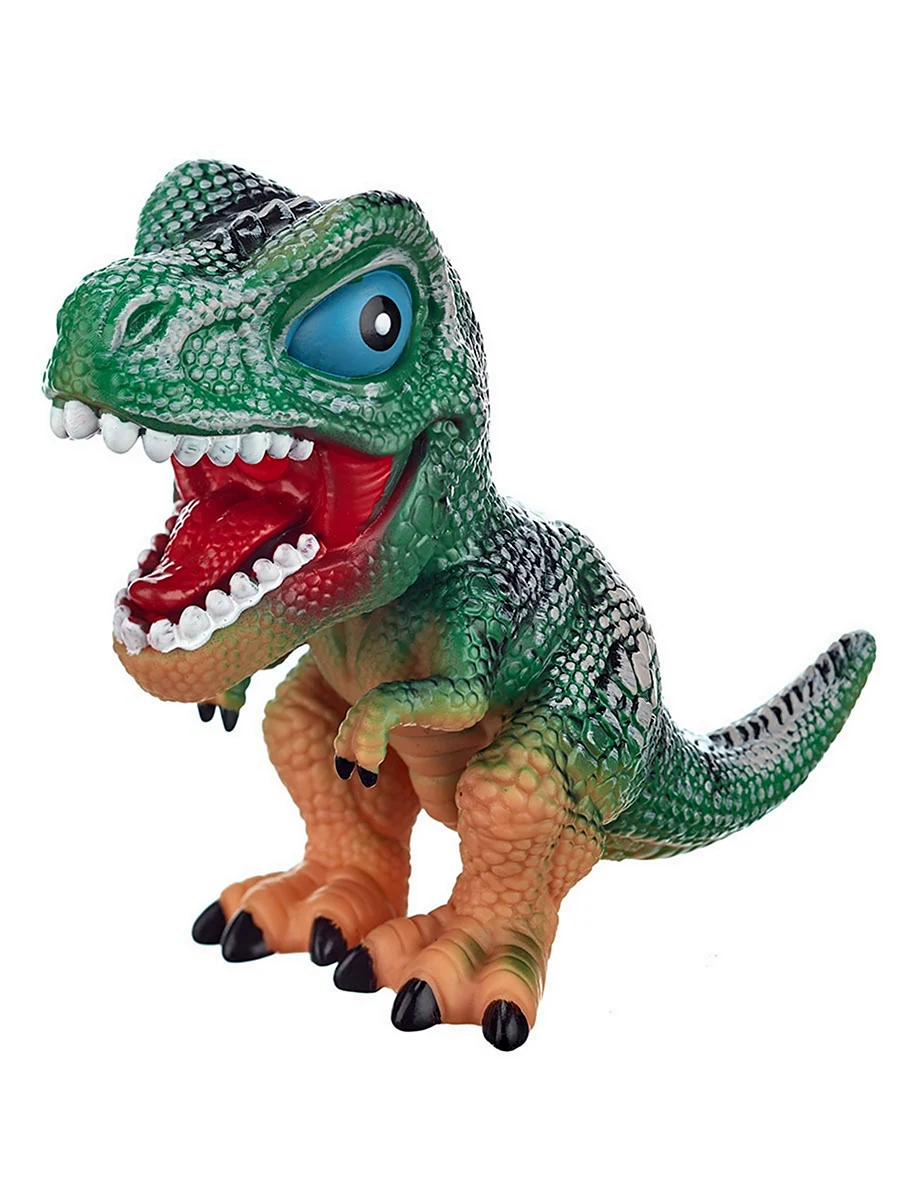 Резиновые динозавры игрушки