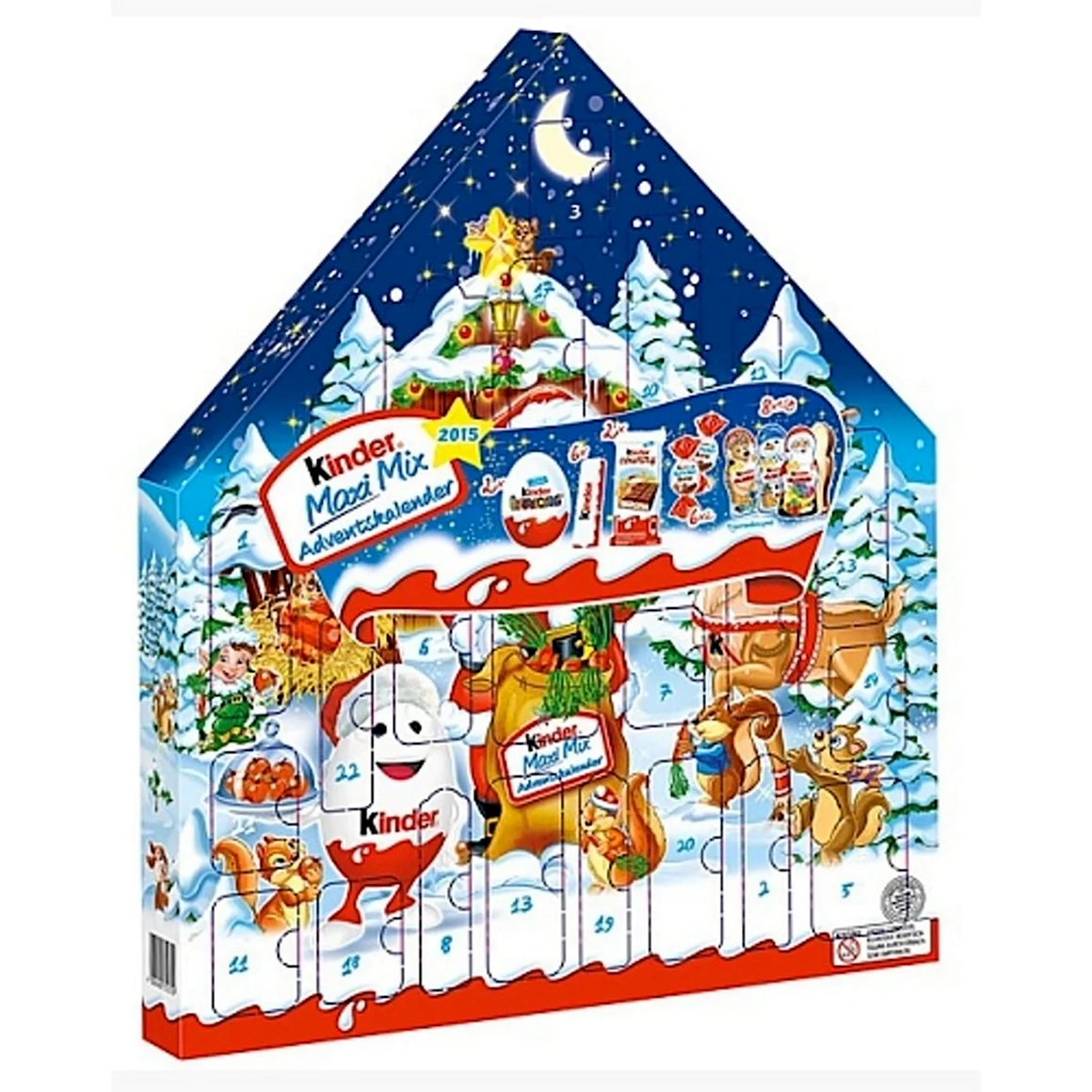 Рождественский календарь Киндер Maxi Mix