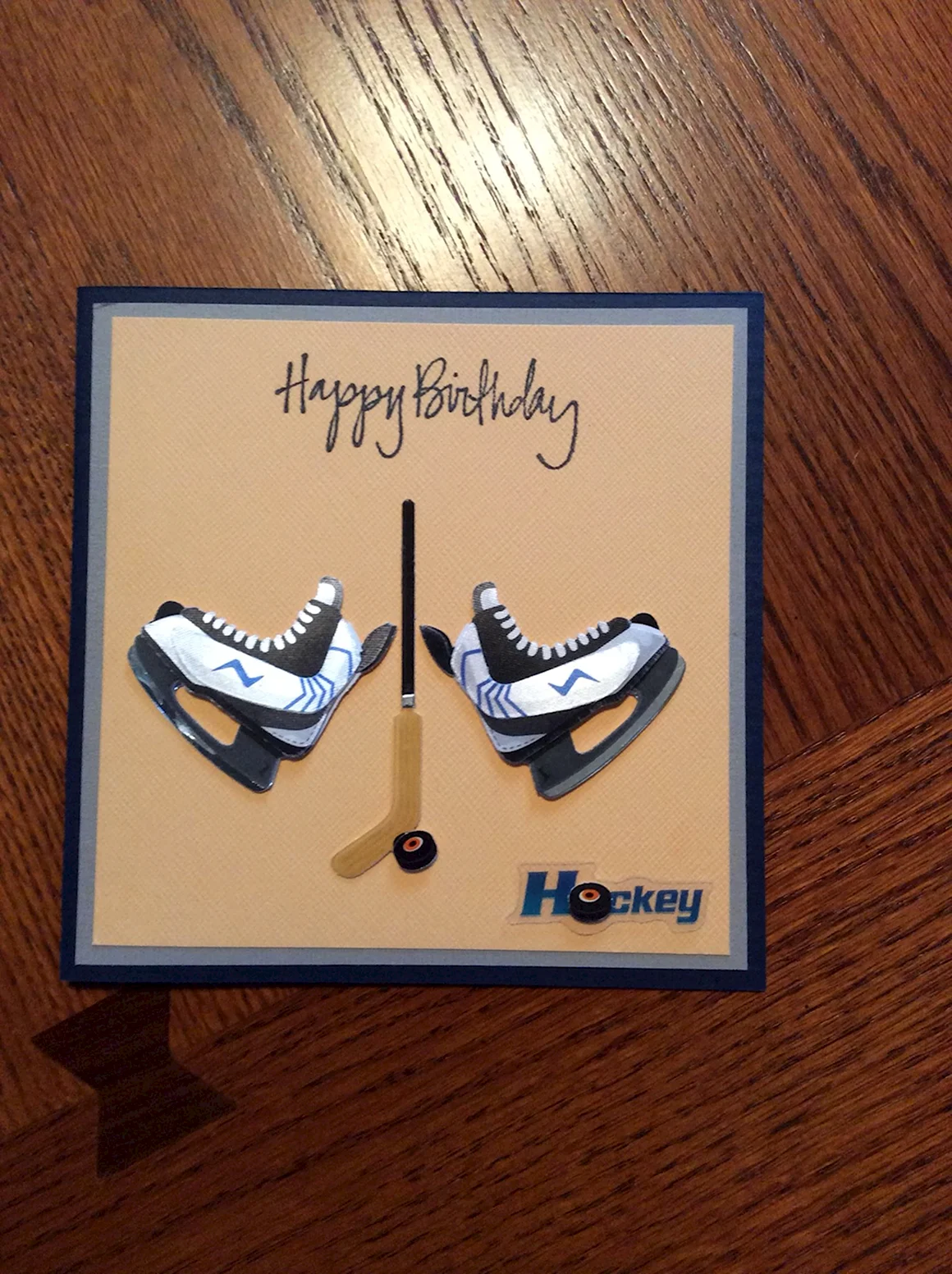 С днем рождения открытка хоккей