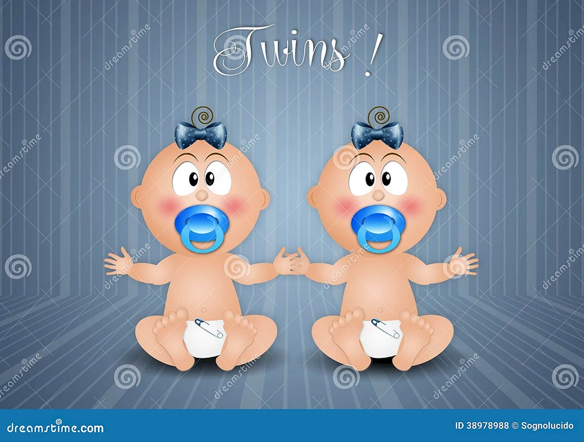 С рождением близнецов мальчиков