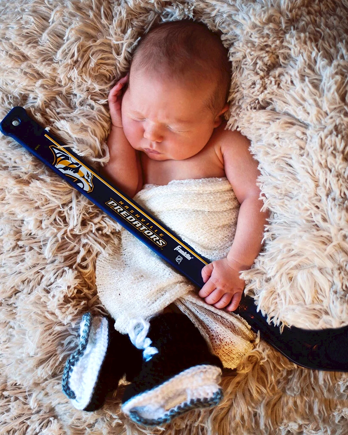 С рождением сына хоккеиста