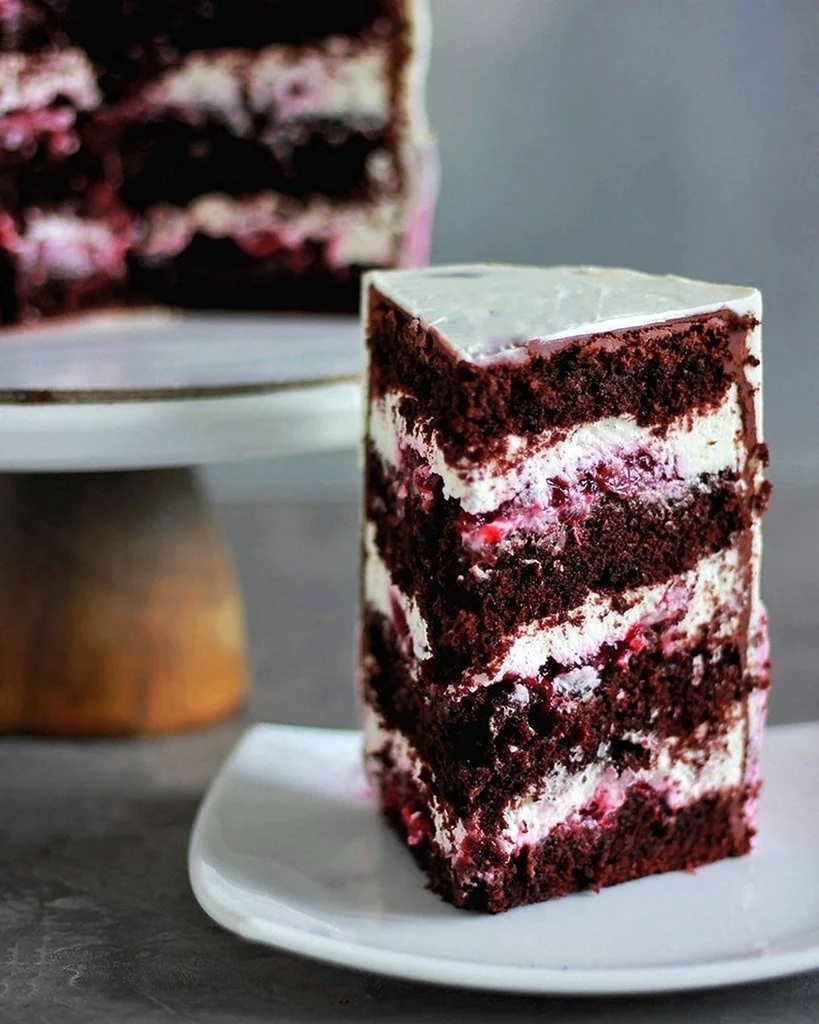 Торт чёрный лес Black Forest Cake