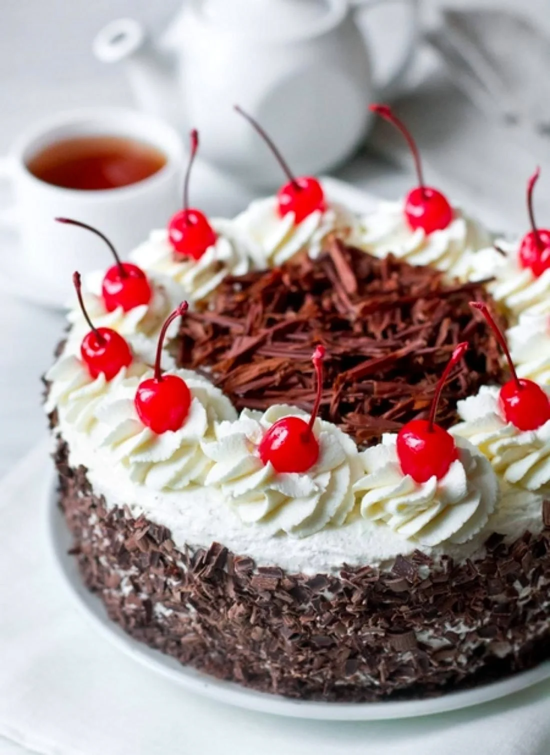 Торт чёрный лес Black Forest Cake
