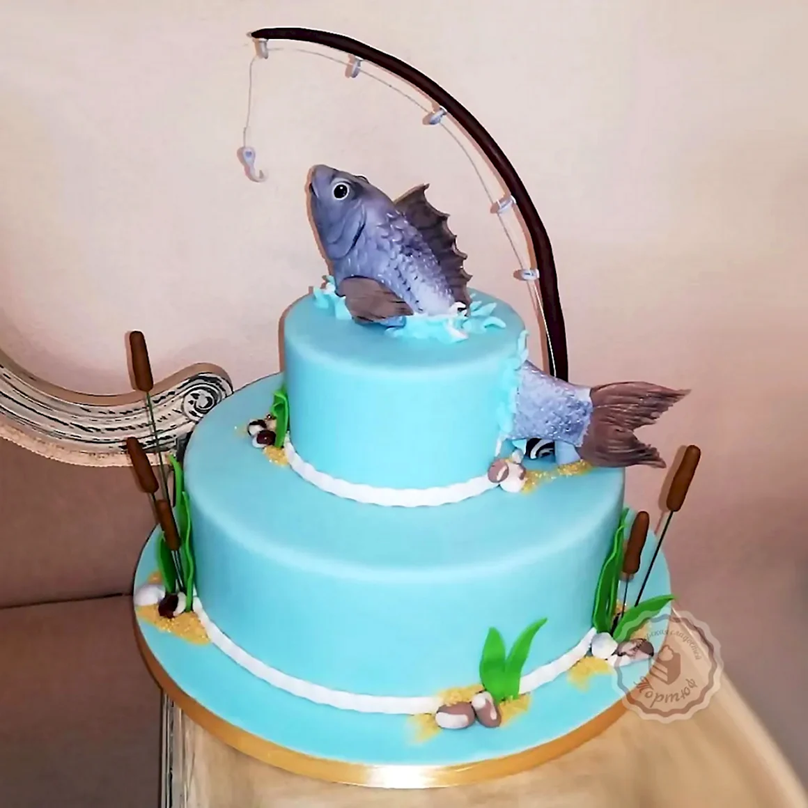 Торт для рыбака