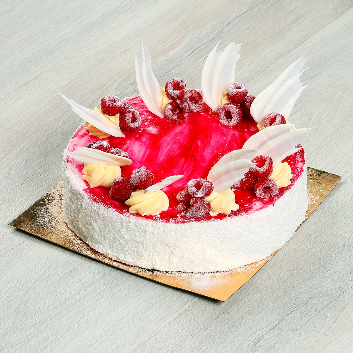 Торт малиновый йогурт Алина Ахмадиева