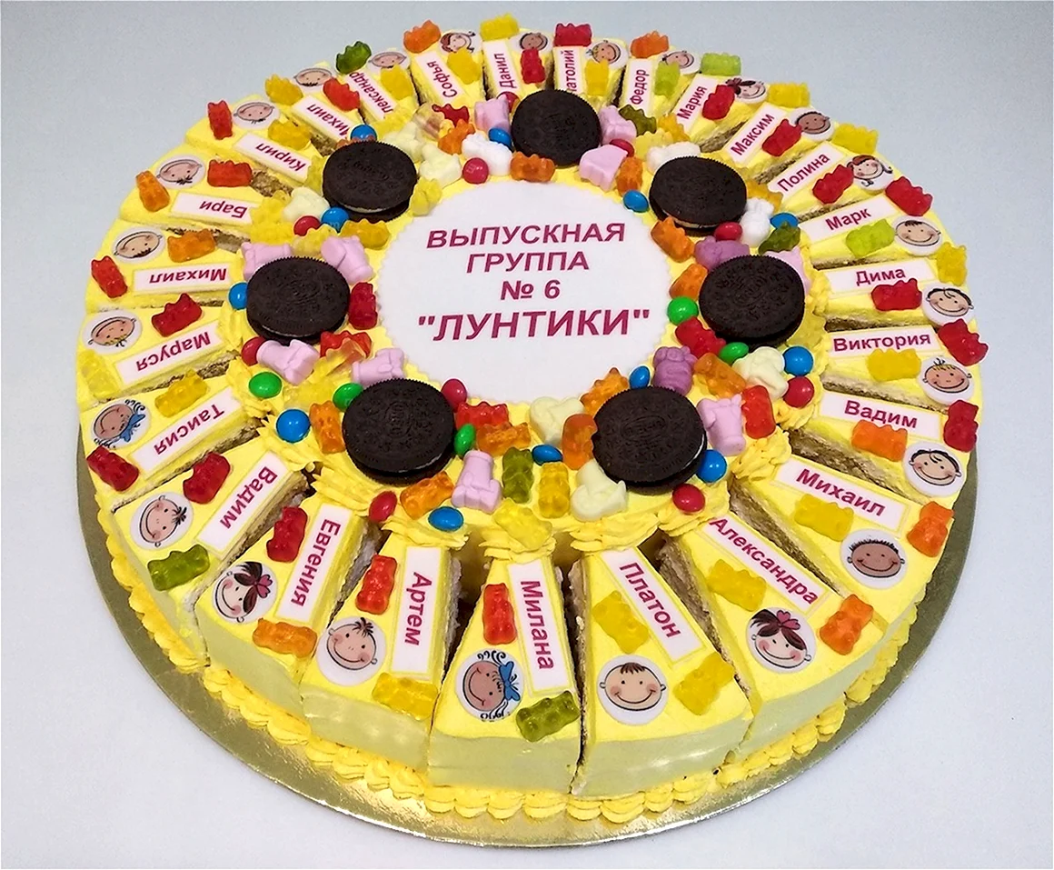 Торт на выпускной в детский сад