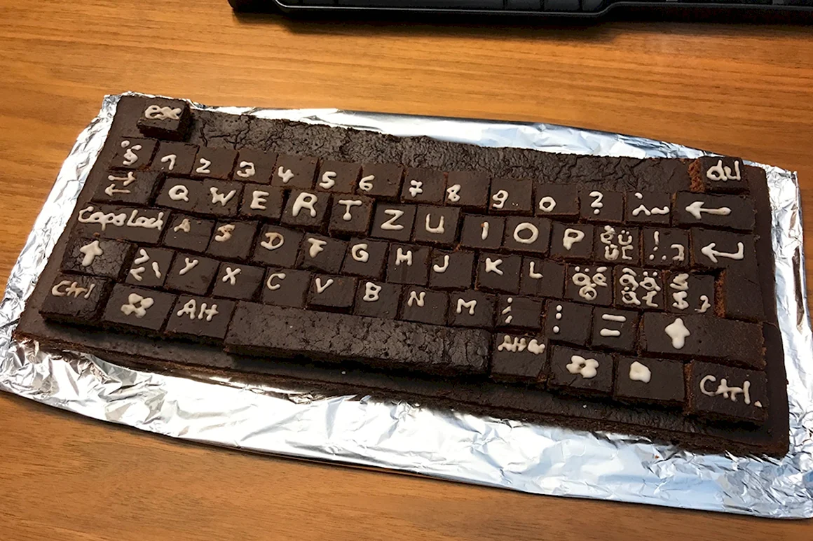 Торт с клавиатурой