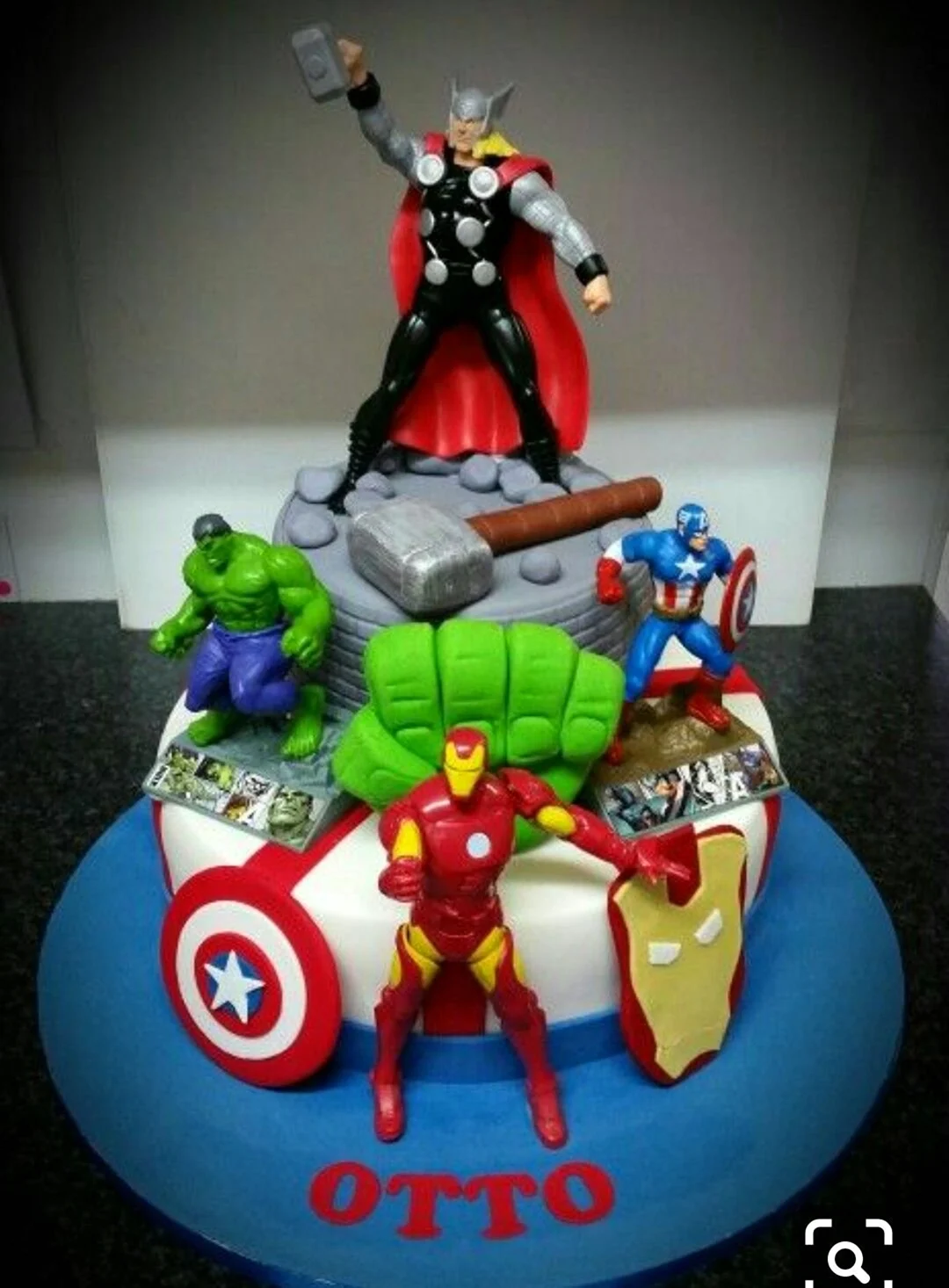 Торт с Мстители герои Марвел