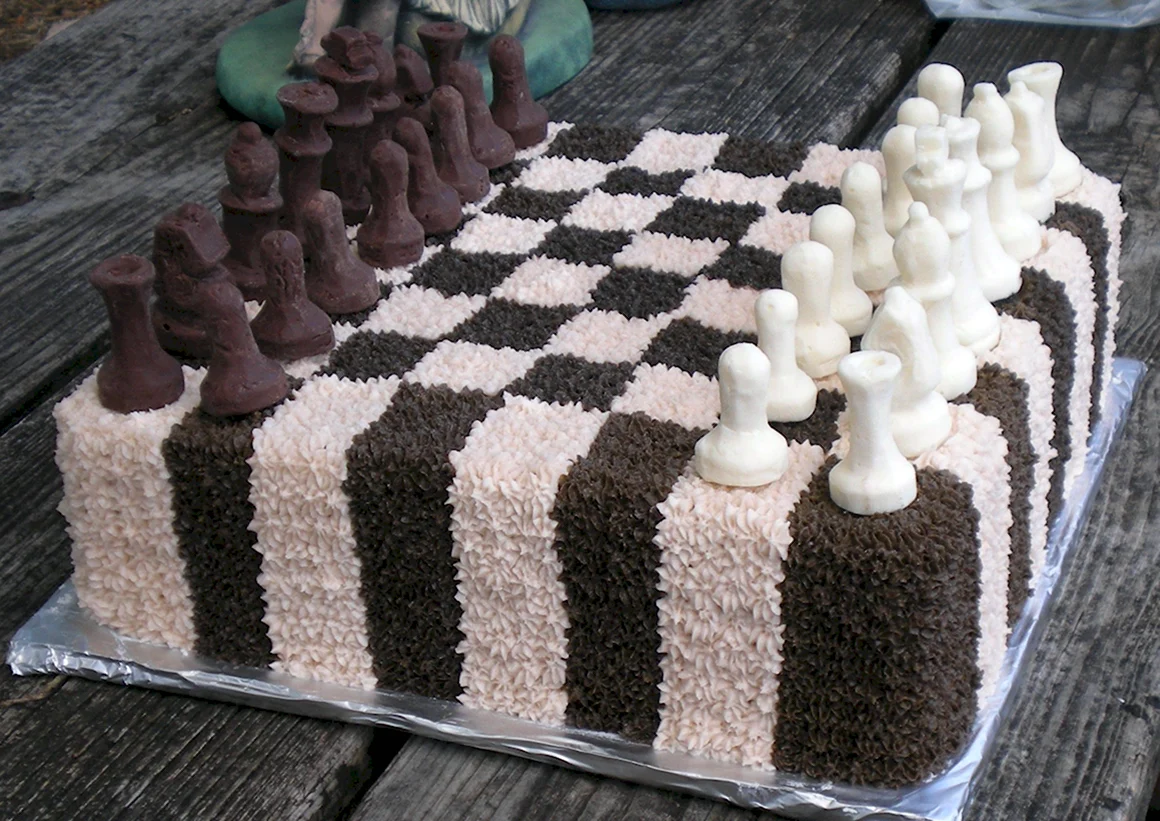Торт шахматный Ирина Хлебникова