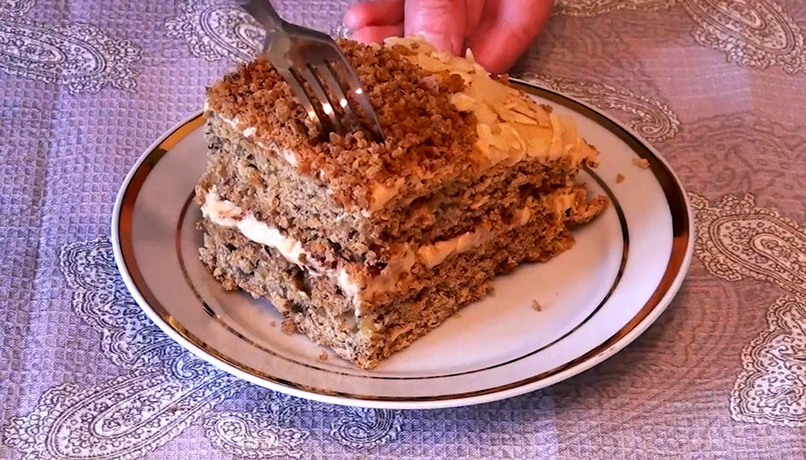 Торт сметанник от бабушки Эммы