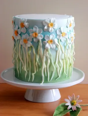 Торт цветы