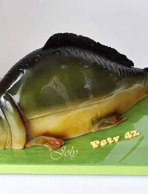 Торт в виде рыбы