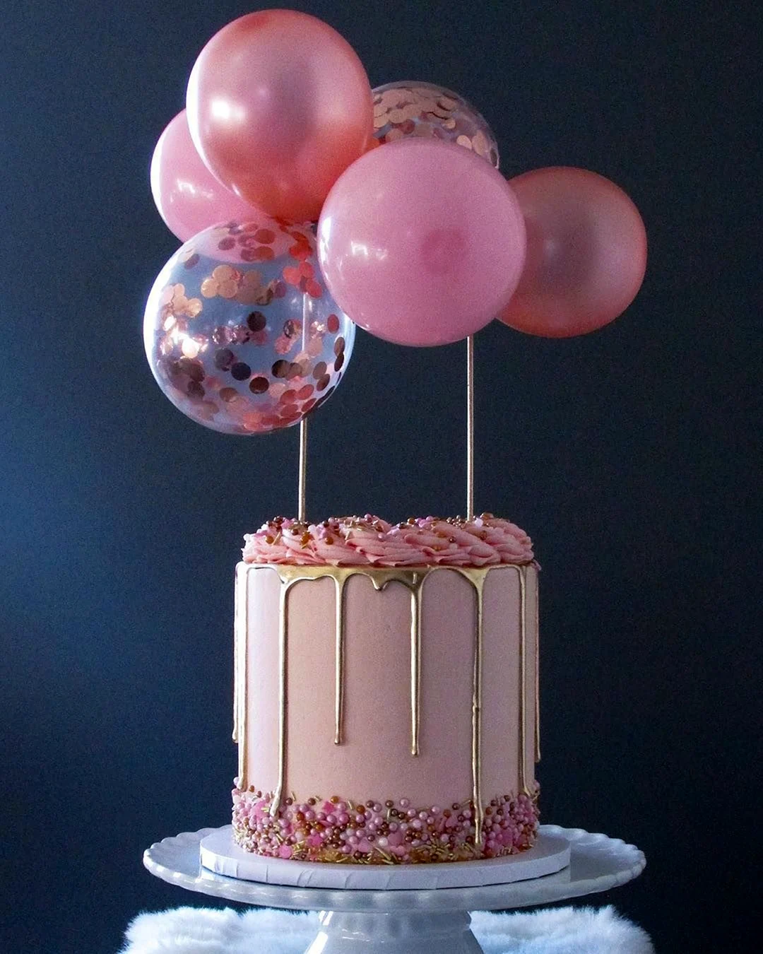 Торт «воздушные шарики»