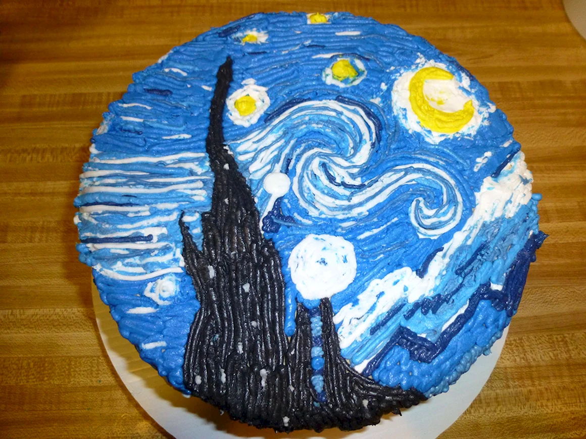 Торт Звездная ночь Ван Гога
