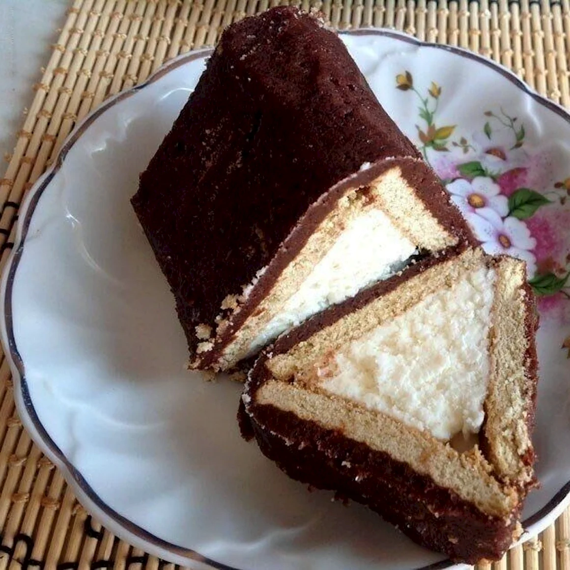 Тортик из печенья домик