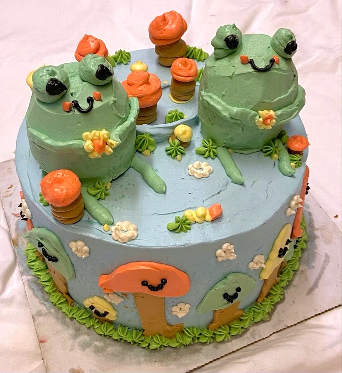 Тортик с лягушкой
