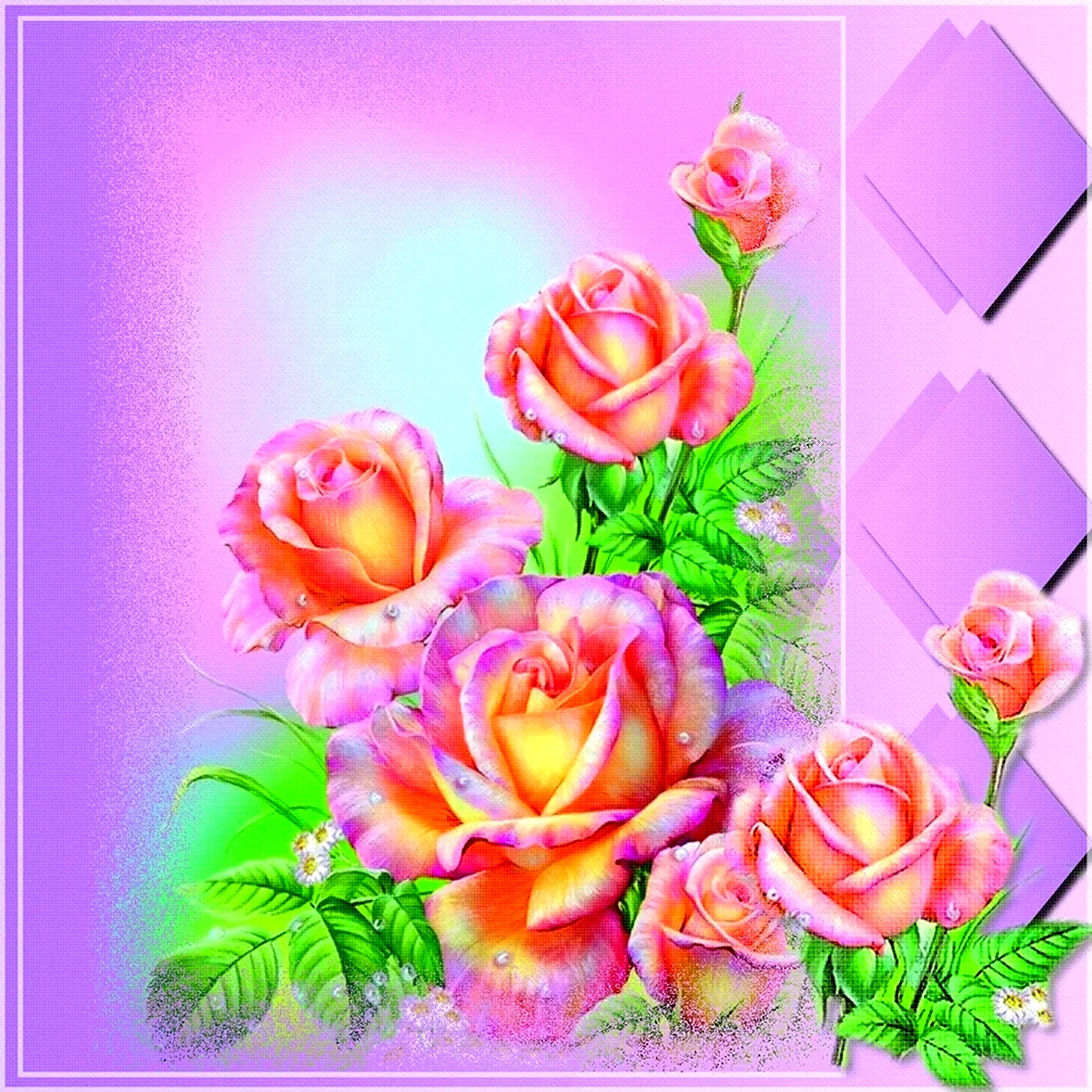 Цветочные открытки